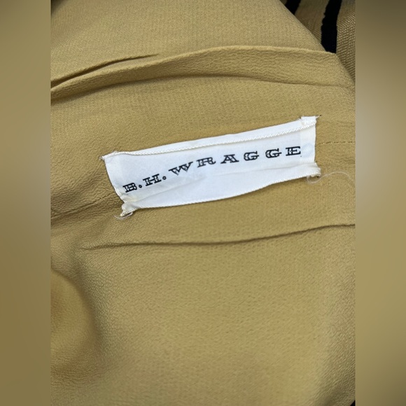 Vintage 1950s B.H. Wragge Gold & Black Dress - Picture 5 of 7